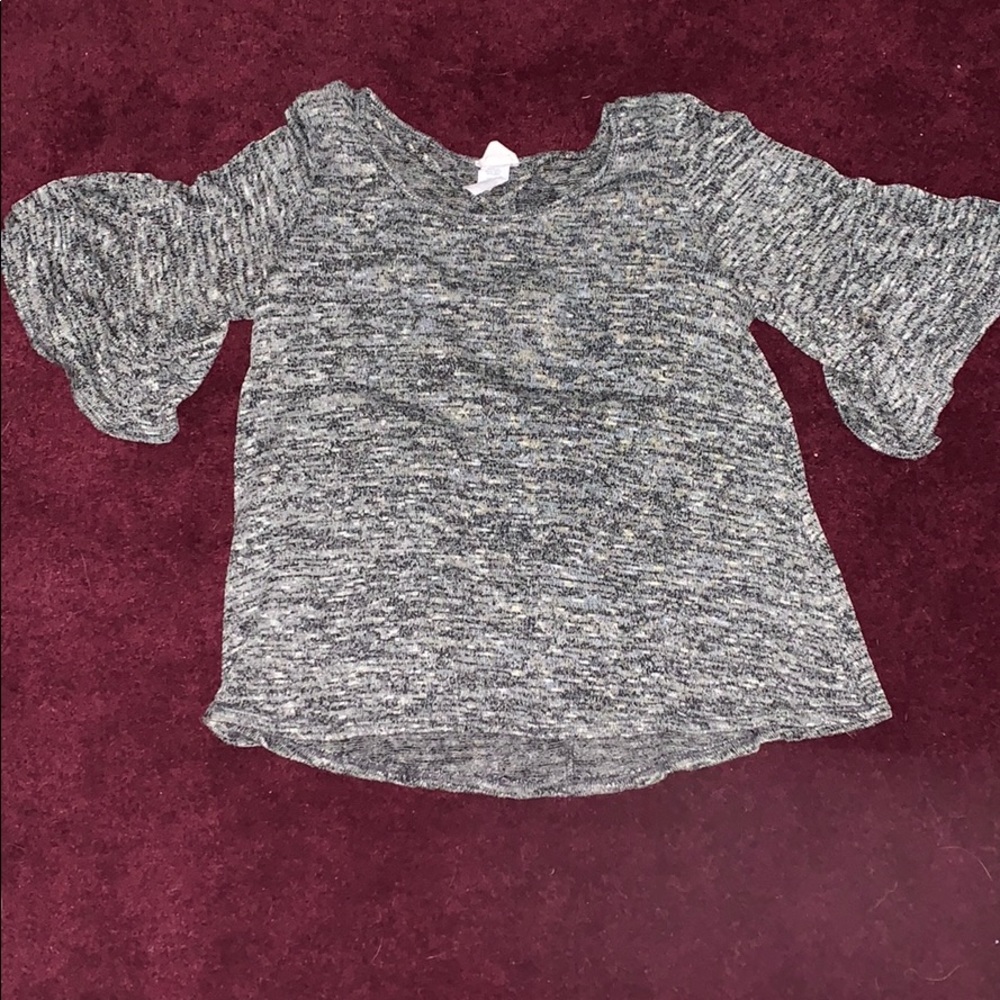 Caution to the Wind bell sleeve top